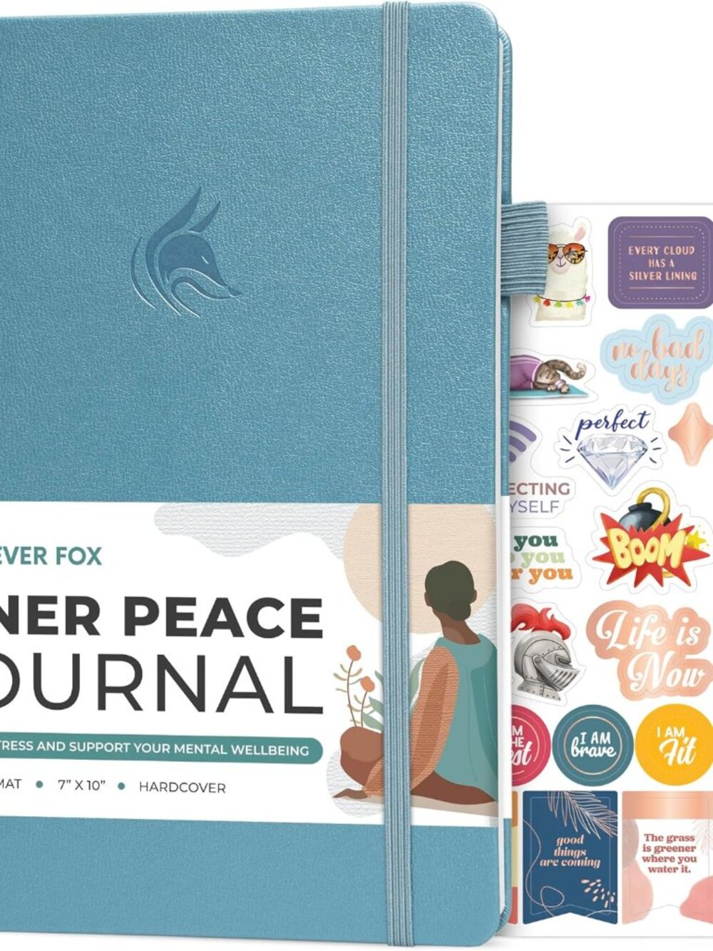 Inner Peace Journal Guided Stress & Anxiety Relief Journal With Prompts Heal